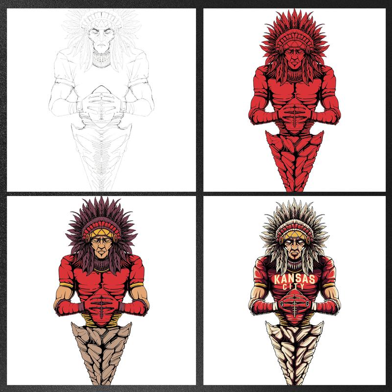 Kansas City Football T-Shirt