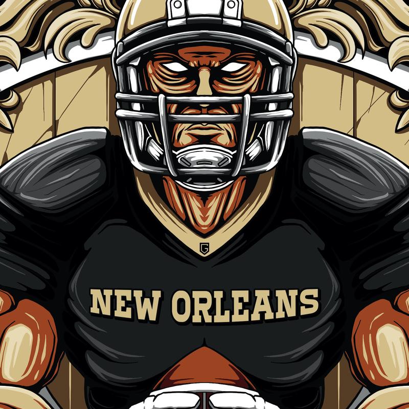 New Orleans Football T-Shirt