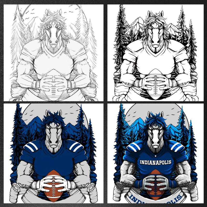 Indianapolis Football T-Shirt