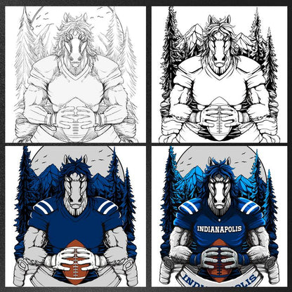 Indianapolis Football T-Shirt