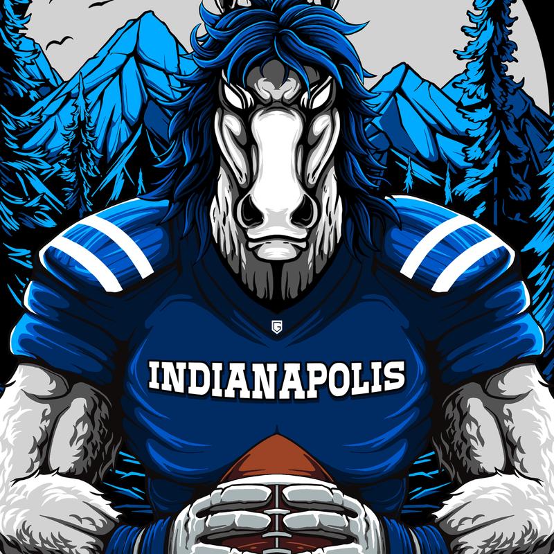 Indianapolis Football T-Shirt