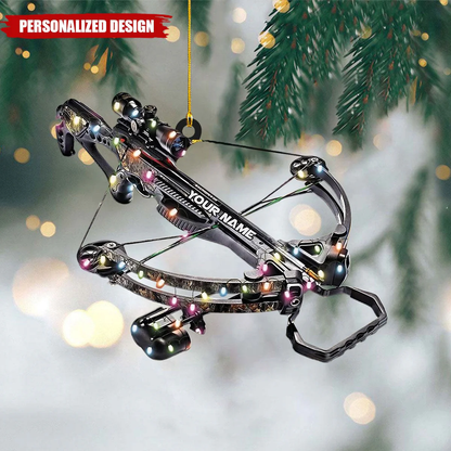 Personalized Gifts For Hunting Lovers Christmas Ornament Crossbow Hunting