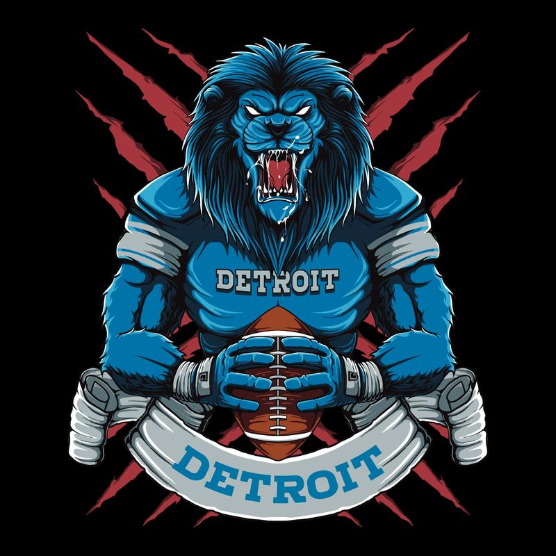 Detroit Football Men's T-Shirt
