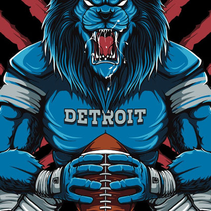 Detroit Football Men's T-Shirt