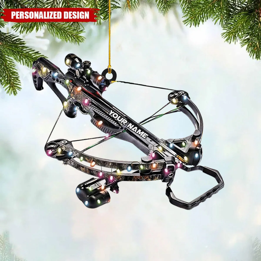 Personalized Gifts For Hunting Lovers Christmas Ornament Crossbow Hunting
