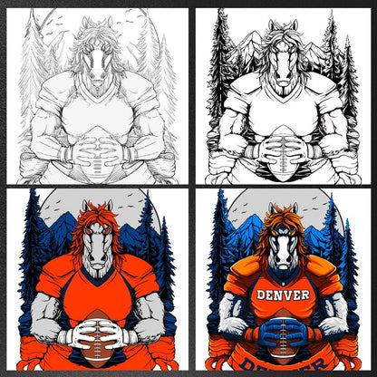 Denver Football T-Shirt
