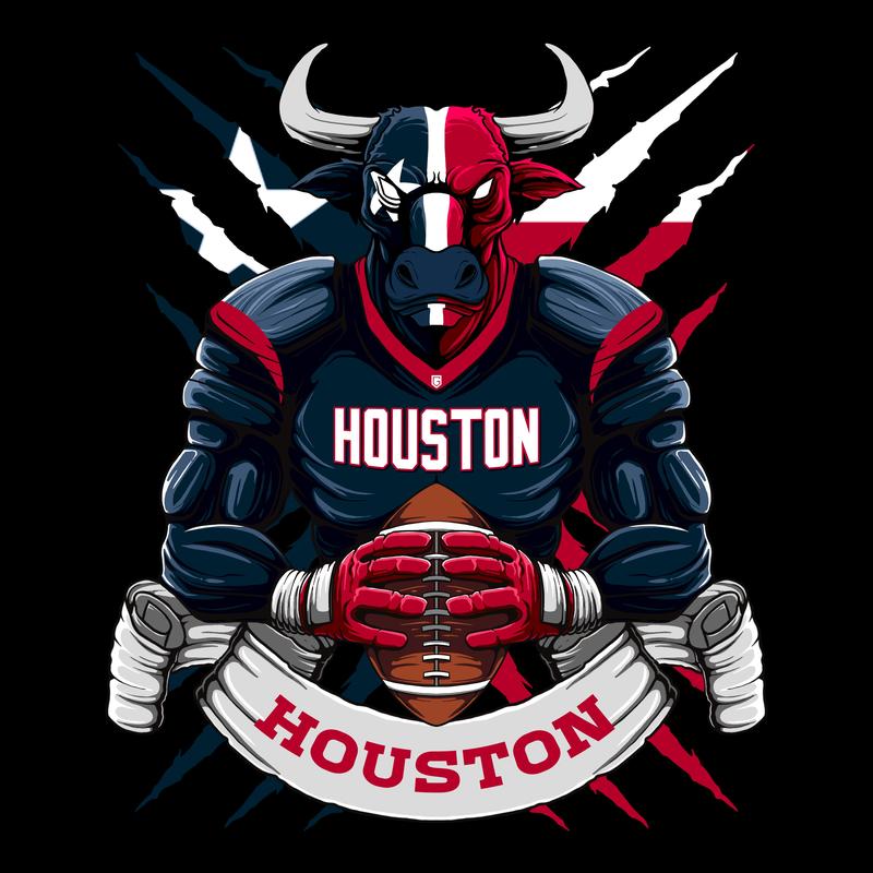 Houston Football T-Shirt