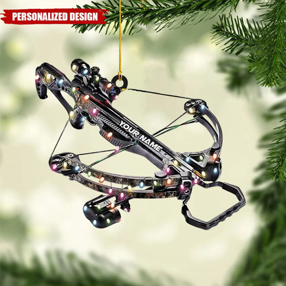 Personalized Gifts For Hunting Lovers Christmas Ornament Crossbow Hunting