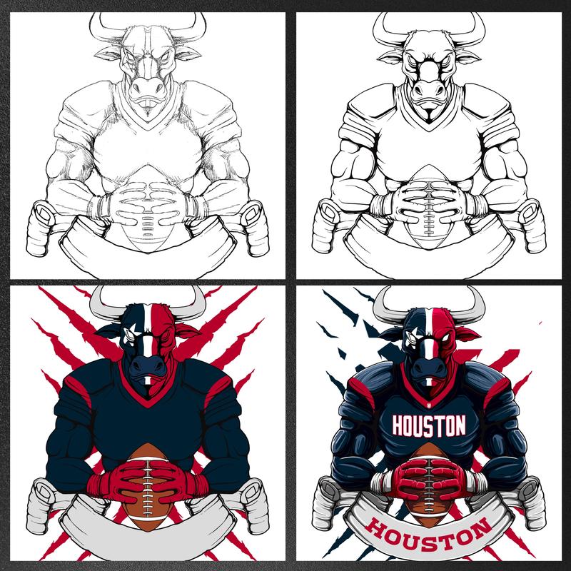 Houston Football T-Shirt