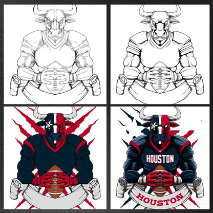 Houston Football T-Shirt