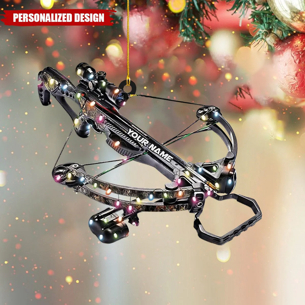 Personalized Gifts For Hunting Lovers Christmas Ornament Crossbow Hunting