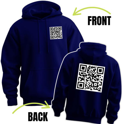 Funny FU QR Code Hoodie