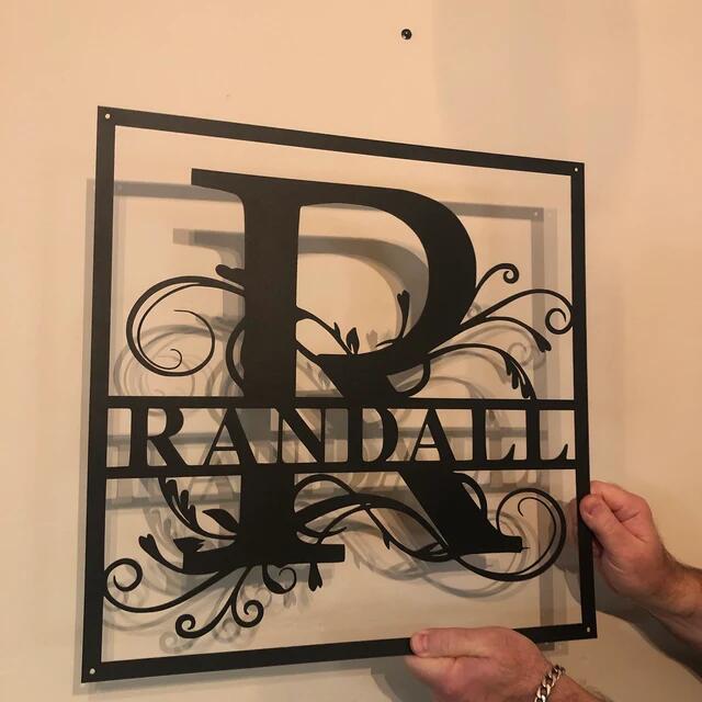 Personalized Metal Letters Gift