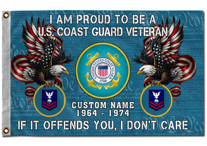 U.S. Coast Guard - Flying Flag