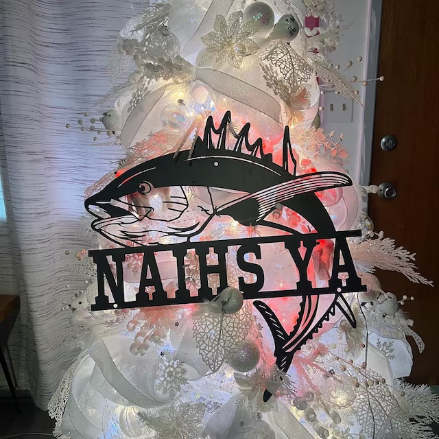 Custom Tuna Fish Metal Wall Art
