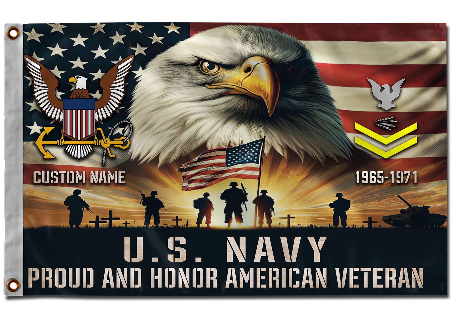 U.S. Navy - Flying Flag