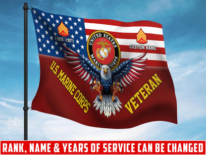 U.S. Marine Corps - Flying Flag