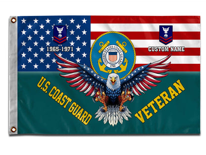 U.S. Coast Guard - Flying Flag