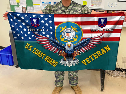 U.S. Coast Guard - Flying Flag