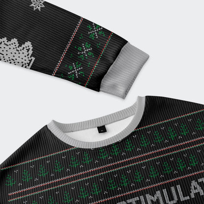 Dead Inside Festive Outside: Christmas Vibes Christmas Ugly Sweatshirt