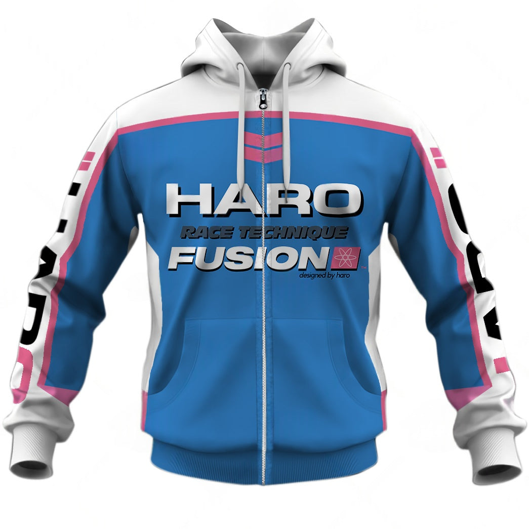 Personalize Haro BMX Racing Old School Classic Vintage Retro Blue Jersey