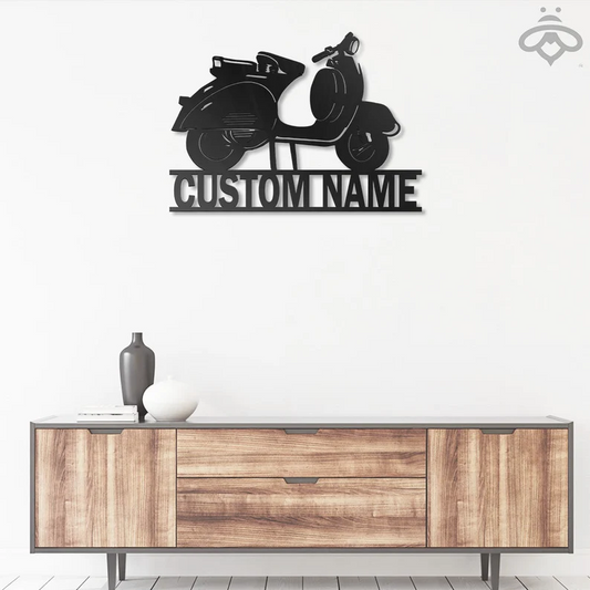 Custom Motorcycle Metal Logo