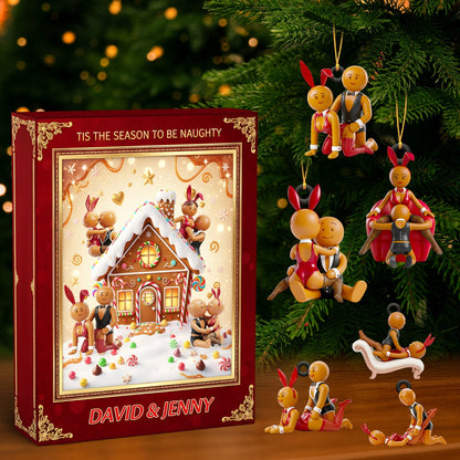 Gingerbread Couple Christmas Advent Calendar Blind Box Personalized Gifts For Couple