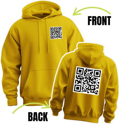 Funny FU QR Code Hoodie