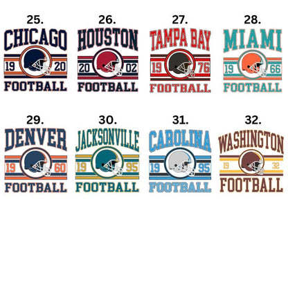 Vintage Football Collection, Gift Fans, For Women, For Men.