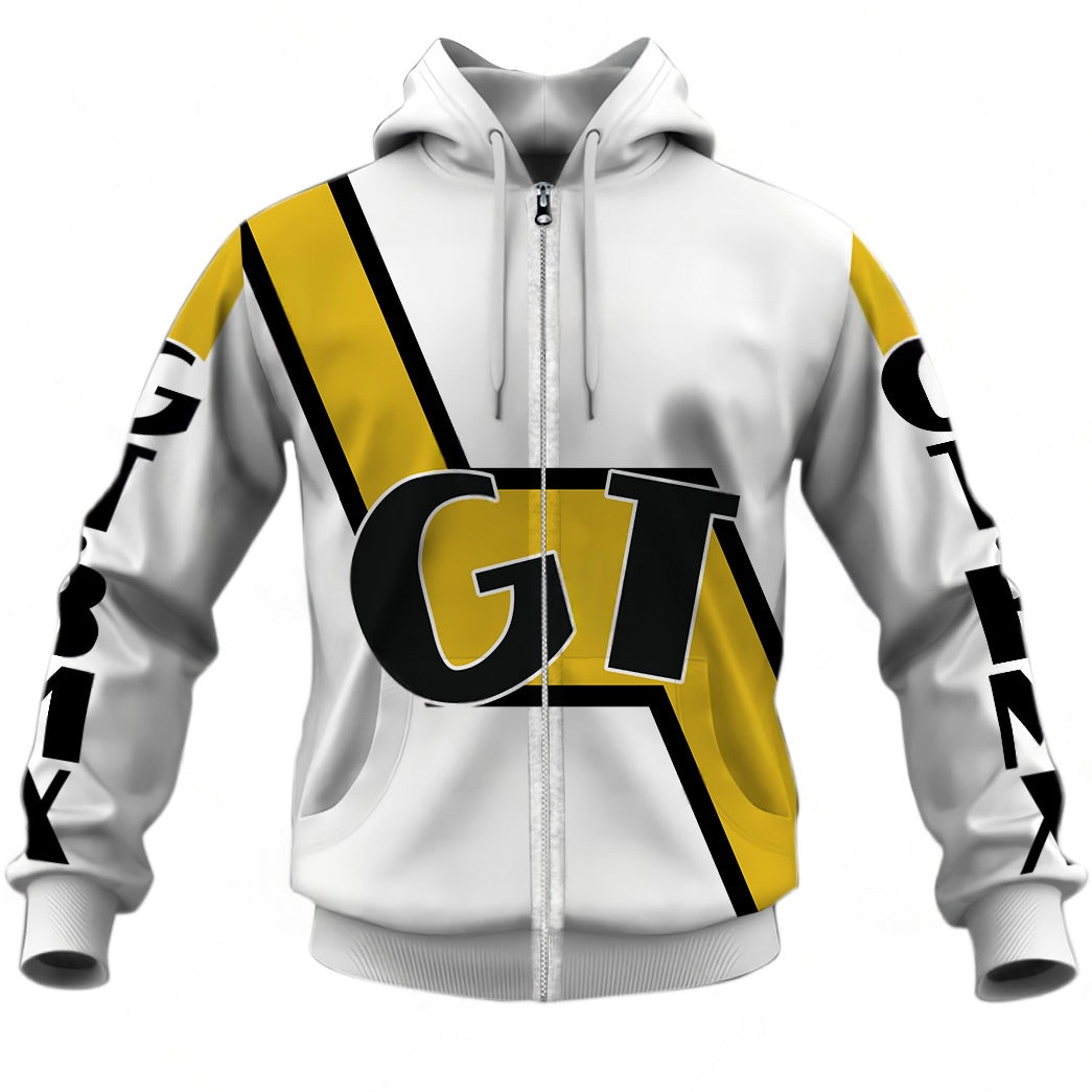 Personalize BMX GT USA Facatory Racing Team Vintage Retro White Jersey