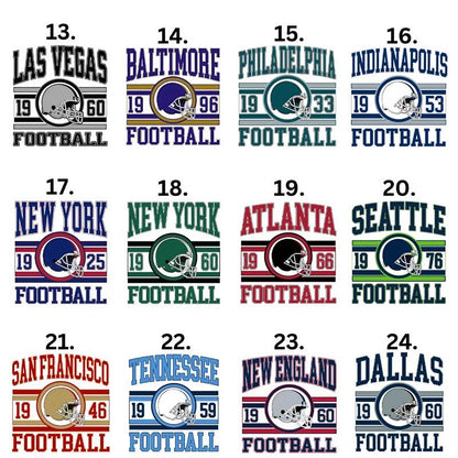 Vintage Football Collection, Gift Fans, For Women, For Men.