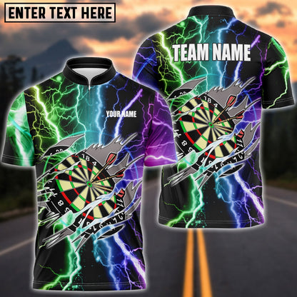 Darts Lightning Personalized Name Shirt