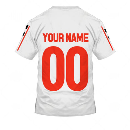 Personalize BMX VDC Racing Team Classic Vintage Retro White Jersey