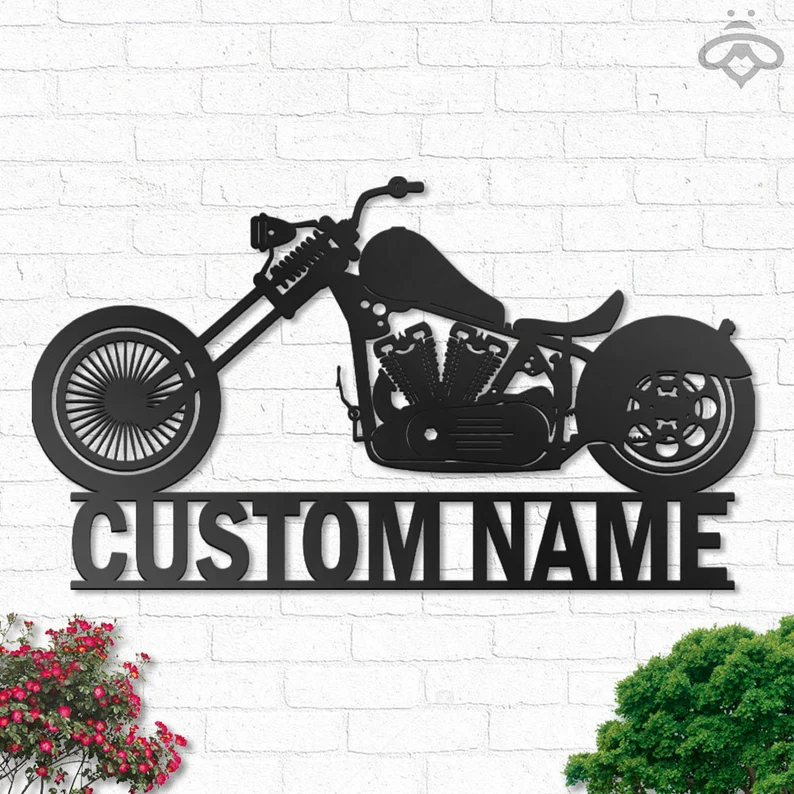 Custom Sportster Choppers Motorcycle Metal Sign-Fathers Day Gift-Personalized Metal Art