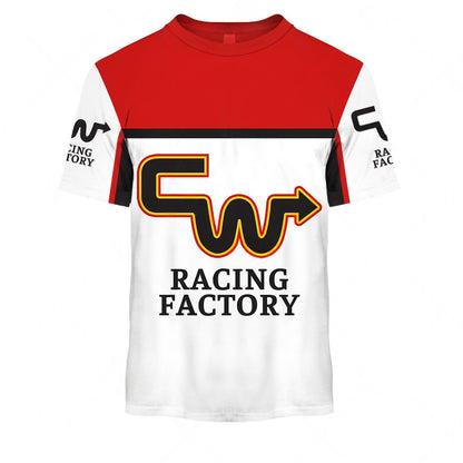 Personalize BMX CW Racing Factory Vintage Retro White Jersey