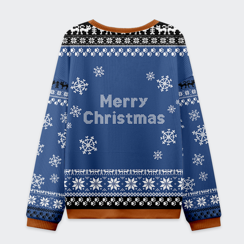 Claw-some Ninja Christmas Ugly Sweatshirt