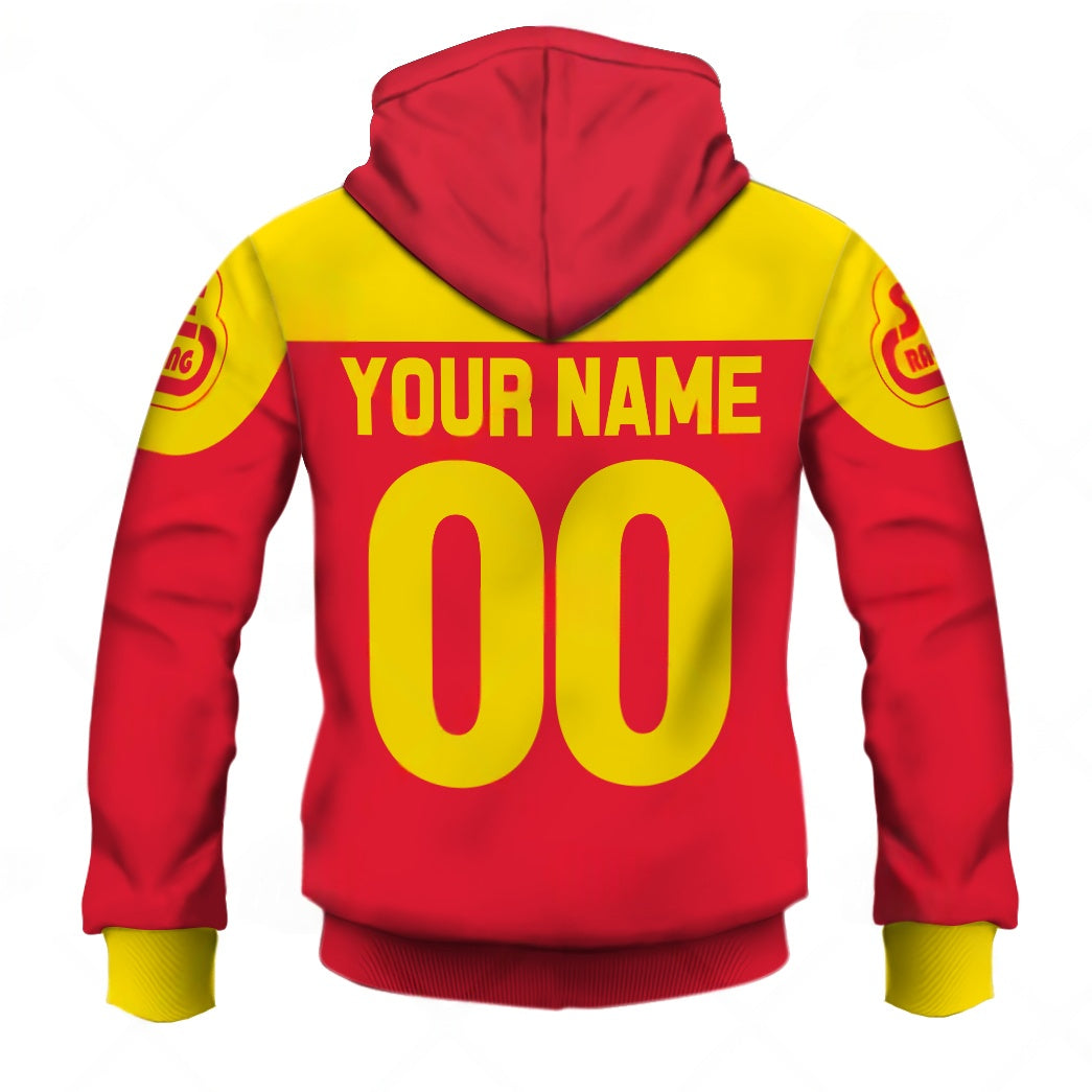 Personalized SE Racing BMX Oldschool Vintage Retro Red Yellow Jersey