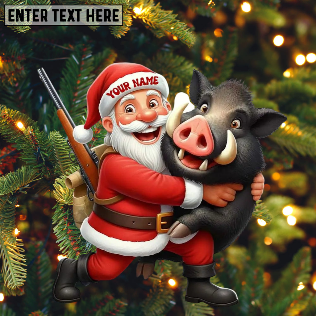 Hunter Home Decor, Christmas Ornament, Personalized Ornament