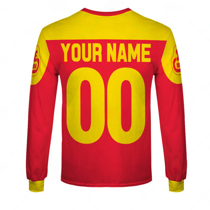 Personalized SE Racing BMX Oldschool Vintage Retro Red Yellow Jersey