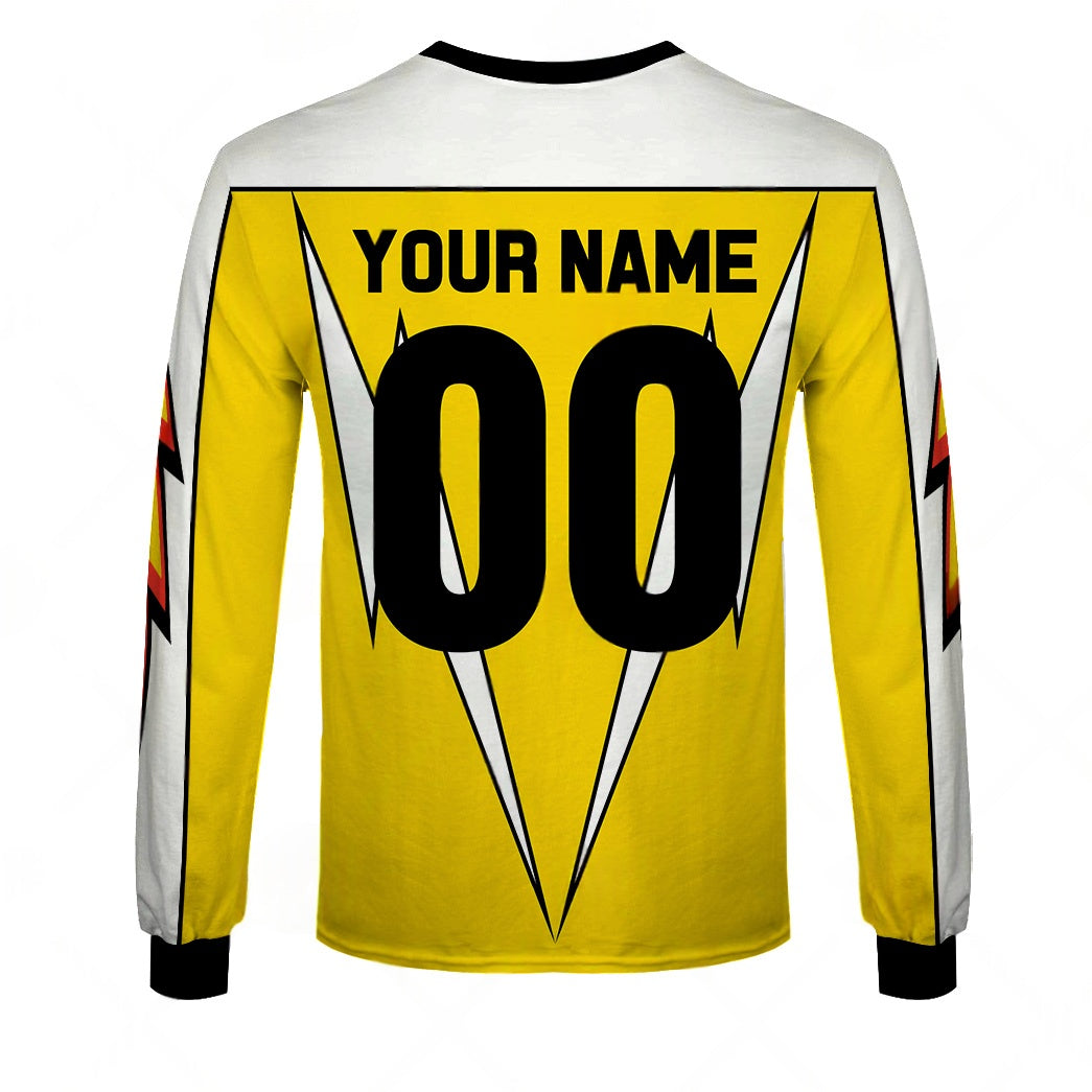 Personalize Kuwahara BMX Classic Vintage Retro Yellow Jersey