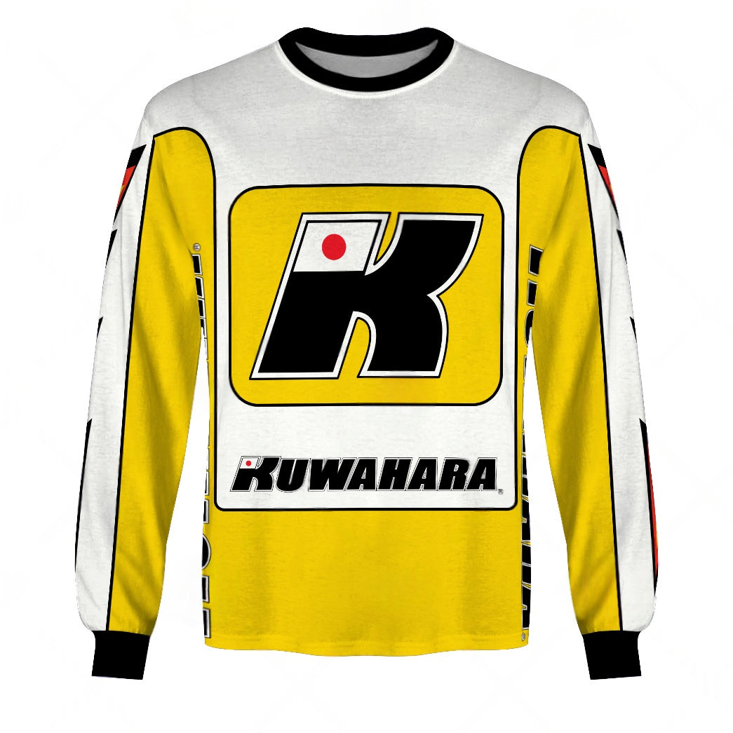 Personalize Kuwahara BMX Classic Vintage Retro Yellow Jersey