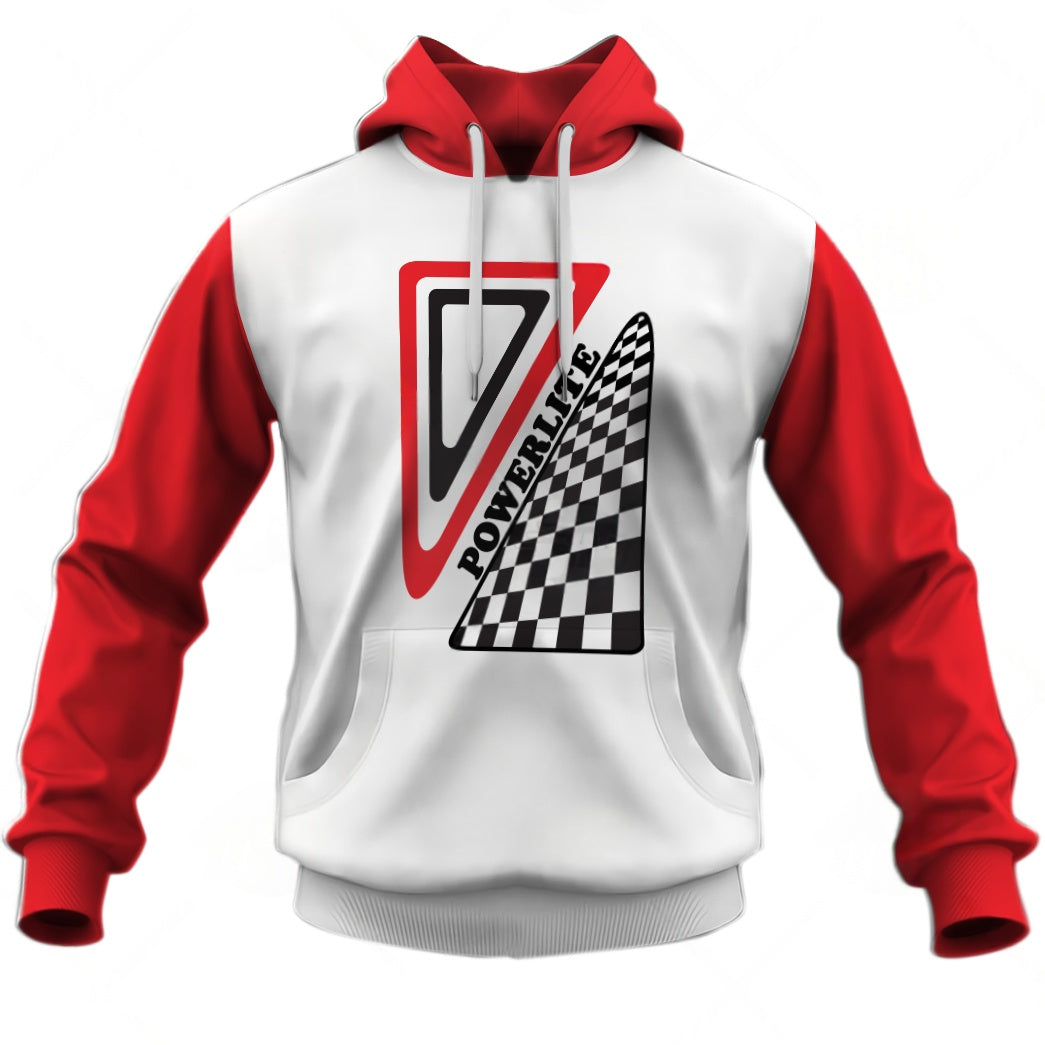 Personalize Powerlite Racing BMX Old School Classic Vintage Retro Red Jersey