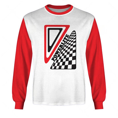 Personalize Powerlite Racing BMX Old School Classic Vintage Retro Red Jersey