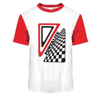 Personalize Powerlite Racing BMX Old School Classic Vintage Retro Red Jersey