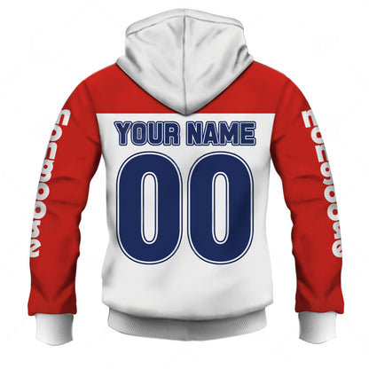 Personalized Mongoose Racing Team BMX Oldschool Vintage Retro 70s/80s Red White Jersey