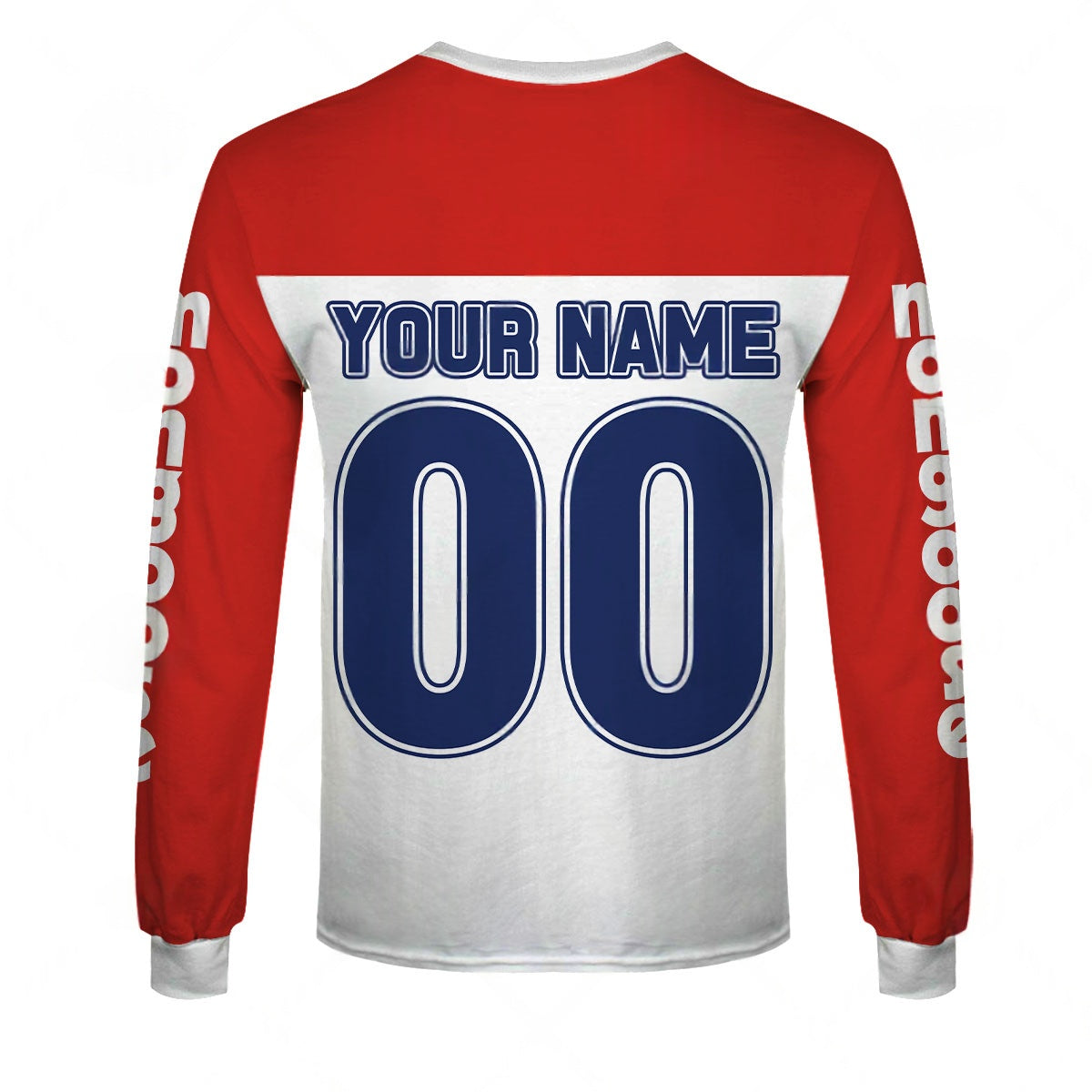 Personalized Mongoose Racing Team BMX Oldschool Vintage Retro 70s/80s Red White Jersey