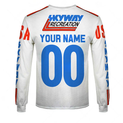 Personalize Skyway Recreation BMX Racing Classic Vintage Retro Jersey