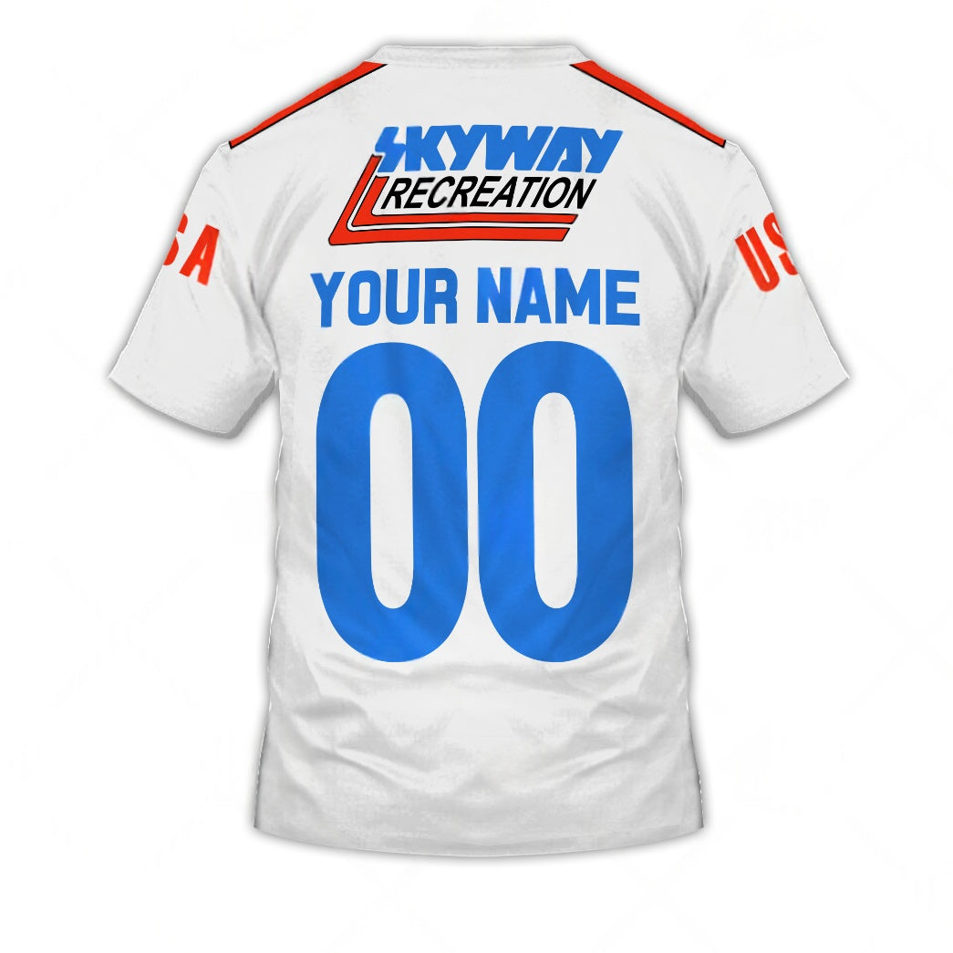 Personalize Skyway Recreation BMX Racing Classic Vintage Retro Jersey