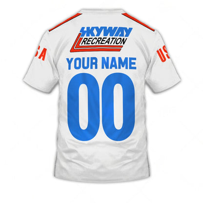 Personalize Skyway Recreation BMX Racing Classic Vintage Retro Jersey
