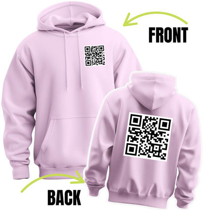 Funny FU QR Code Hoodie